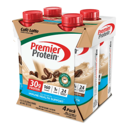 Premier Protein Shake;  CafÃƒÂ© Latte;  30g Protein;  11 fl oz;  4 Ct