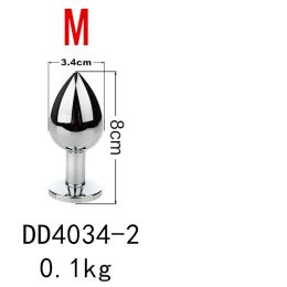 Stainless Steel Thread Removal Butt Plug (Option: M Separate Removal Plug)